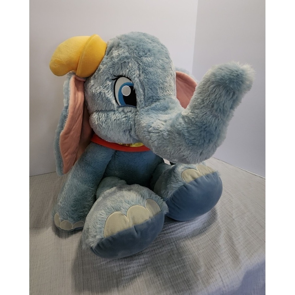 Disney Parks Dumbo Plush 20" Jumbo Large Stuffed Animal Elephant Theme‎ Park Toy